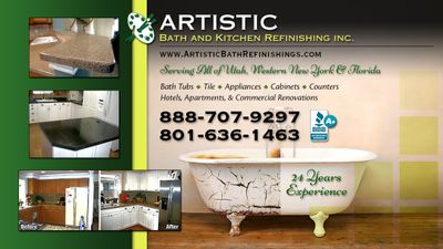 Avatar for artistic Bath & Kitchen refinishing