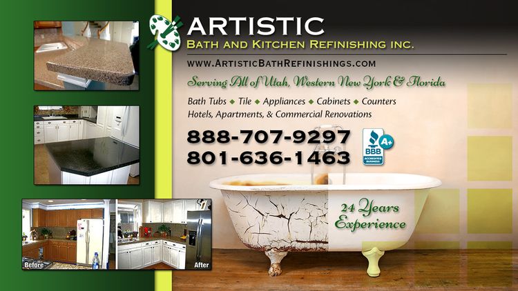 artistic Bath & Kitchen refinishing