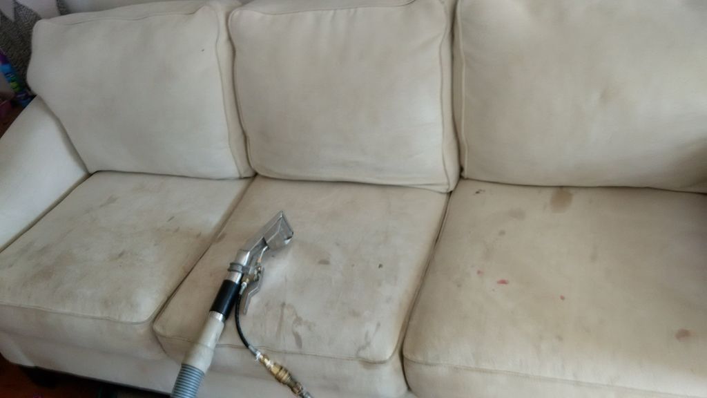 A Fiber Protected sofa before with a warranty,,