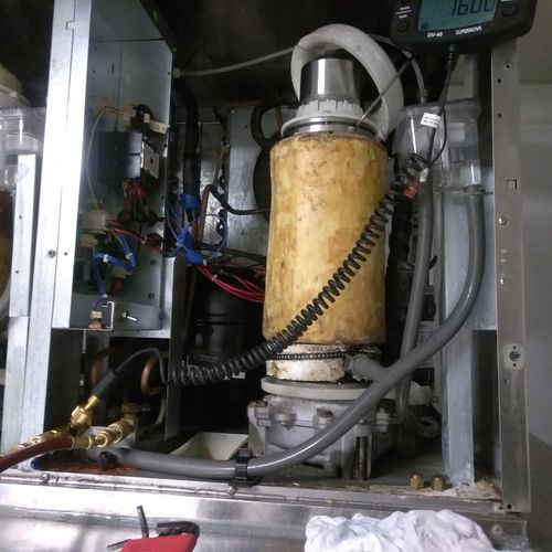Refrigeration Ice Machine, changed compressor