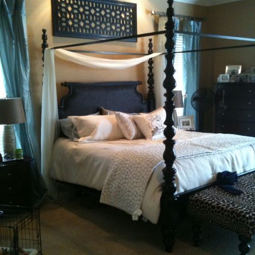 Master Bedroom (Furniture, Drapes & All Accessorie