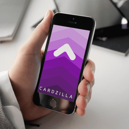 iOS App Design - Cardzilla's Start-up screen