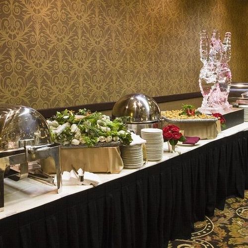 Corporate Dinner Buffet Set up for 150