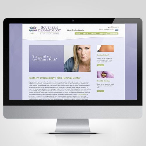 Southern Dermatology Projects: brand positioning, 