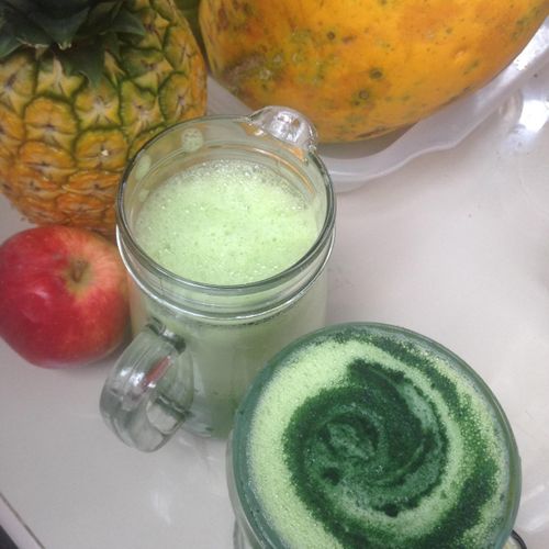 Green juices are foundational nutrition every day.