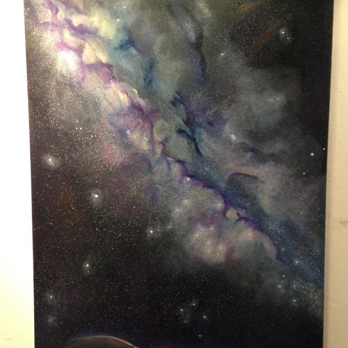 Milky Way
oil on canvas
2014