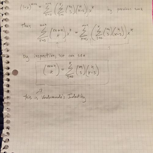 College Level Math, scratch work with a student