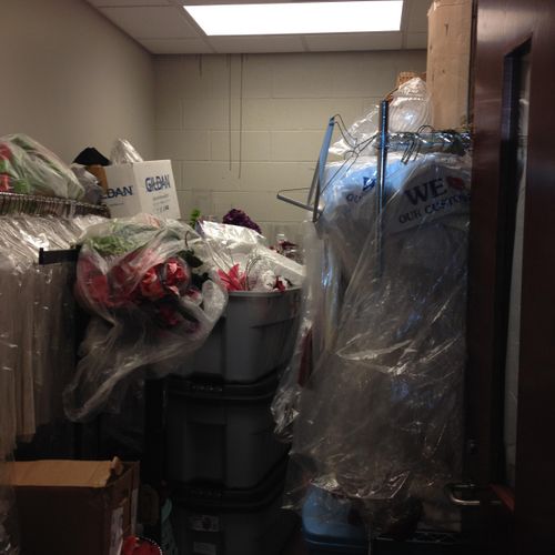 This is a catering closet, before.