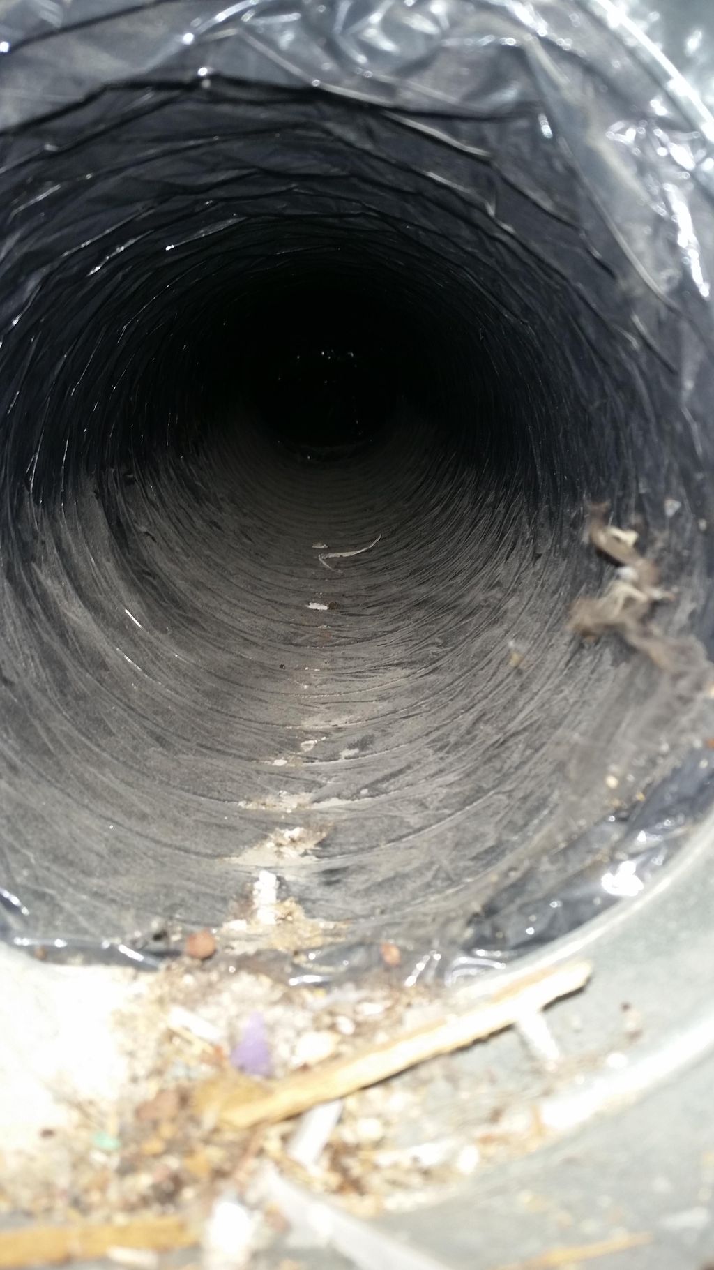 vent before getting cleaned
