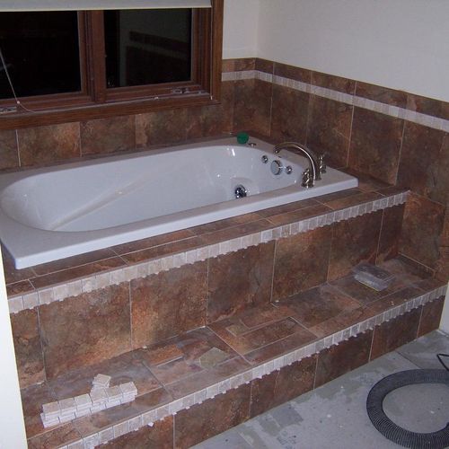 This is a jacuzzi I installed from scratch.  I des