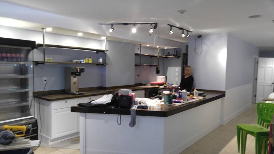 Café Remodel in Poughkeepsie (after): custom, site