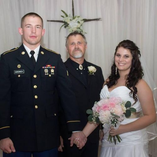 Military weddings are always a joy