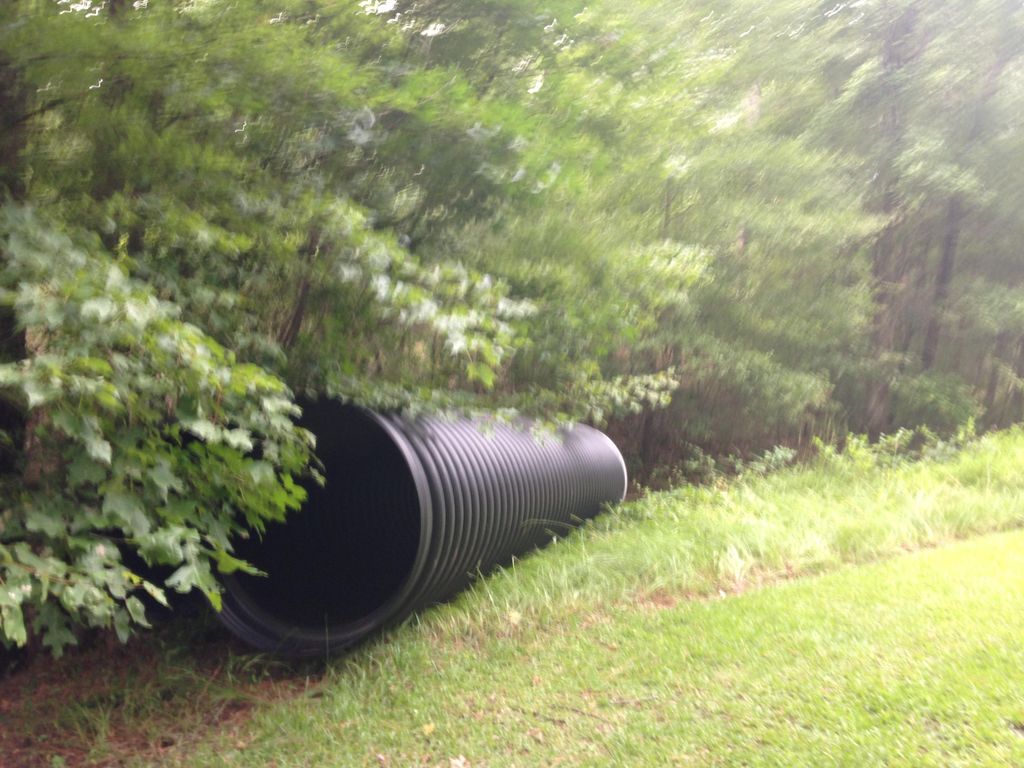 Pipe on site for new driveway