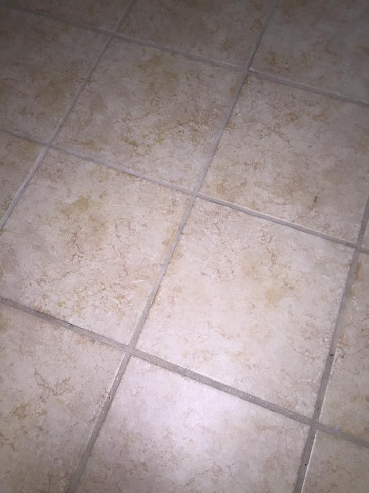 GROUT JOB AFTER CLEANING
