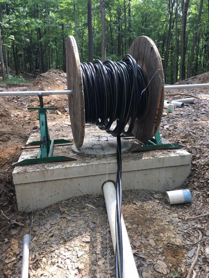 350mcm wire for new service install for a cabin 40