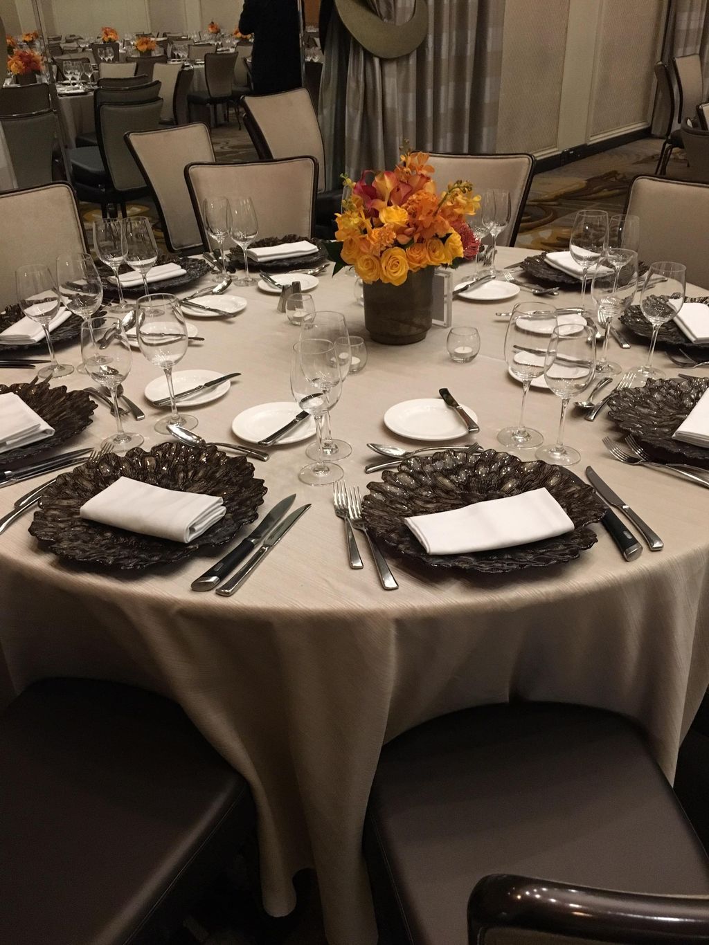 Table set for 10