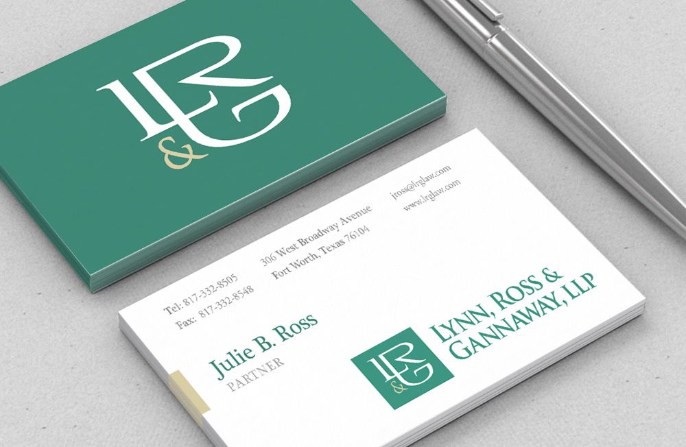 LR&G Law Firm Branding / Print / Stationery Design