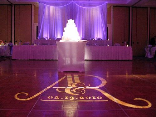 Gobo/monogram projections are an beautiful way to 