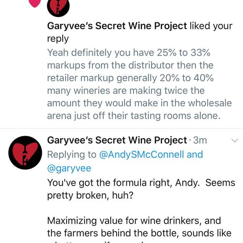 Great tweeting with @gvwineproject  #wine #microwi