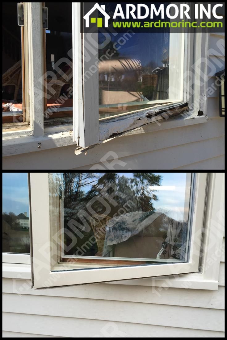 Casement Window Sash Before and After. Absolutely 