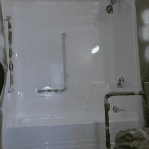 Fiberglass Shower- After