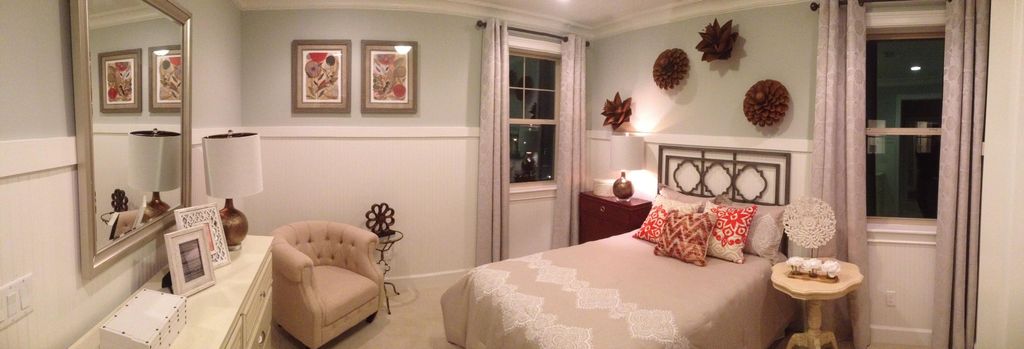 Room in a model home