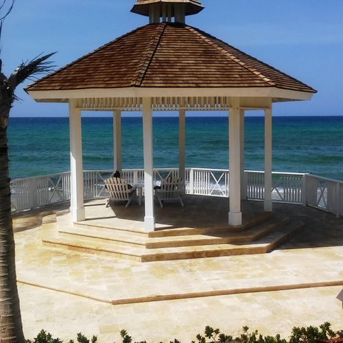 Hyatt Ziva, Montego Bay, Jamaica - beach gazebo