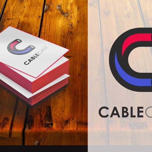 Logo Creation and Business Card Mock up for Cablec