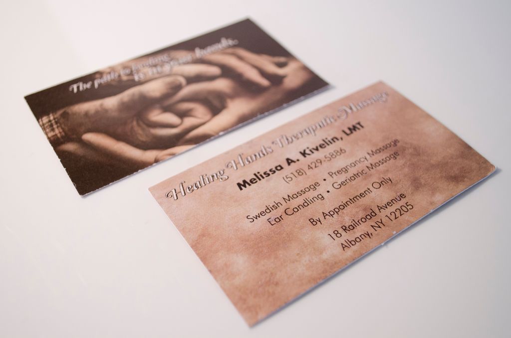Business cards designed & printed