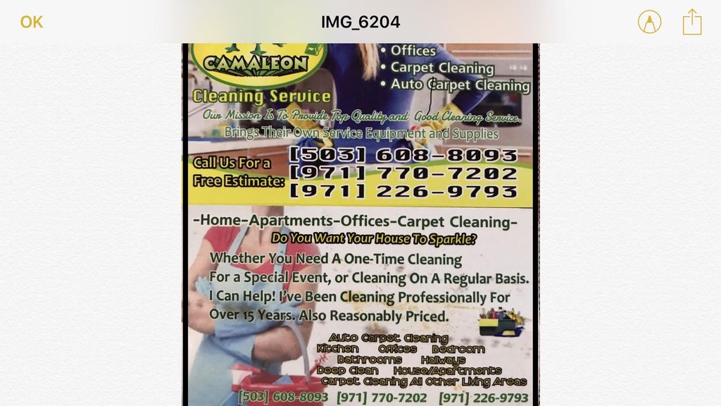 Camaleon Cleaning Janitorial Services LLC