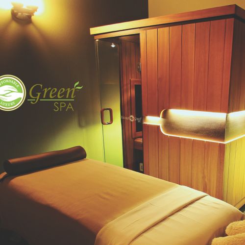 A Typical Massage Room at Massage Green