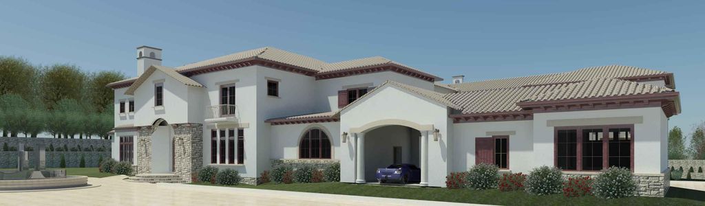 High-End Custom Residence (Mediterranean Style)