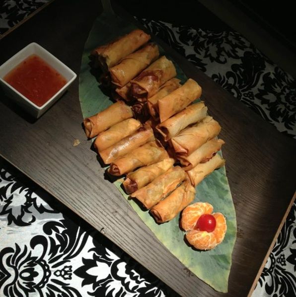 our signature Thai lumpias loaded w/veggies & meat