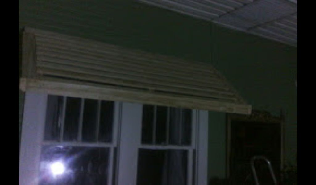 Interior and exterior accents like wood awnings or