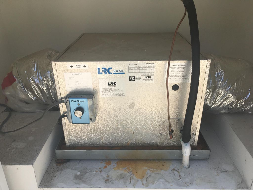 Adjusted the CFM and TXV to keep the wines cool an