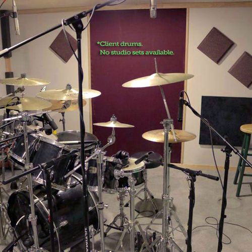 Recording drums at MyPixo Studios