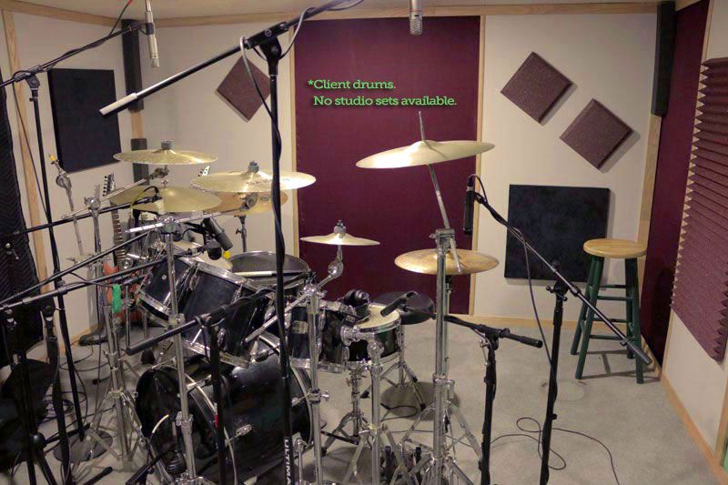 Recording drums at MyPixo Studios