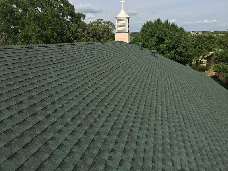 Church Roof: Dimensional Hunter Green