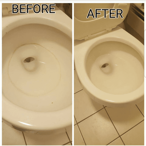 hard water stains
