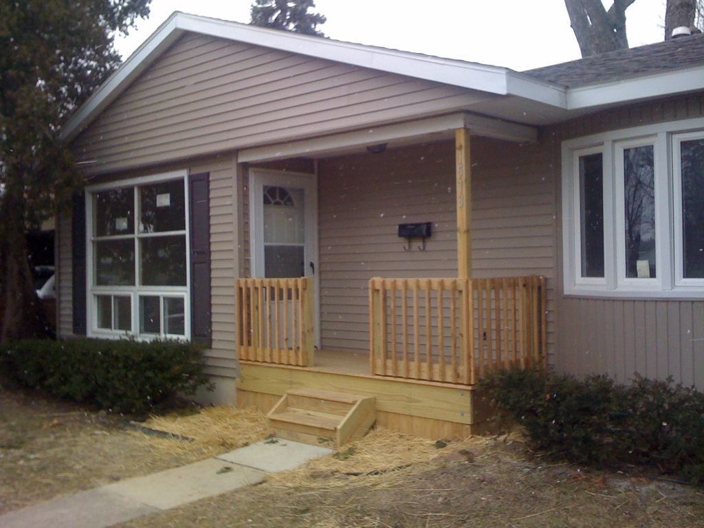 This project was all encompassing. Siding, decking