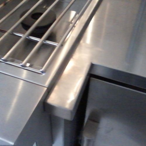 Close up of grill insert.
