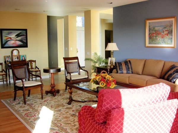 A living room I helped put together for a client i