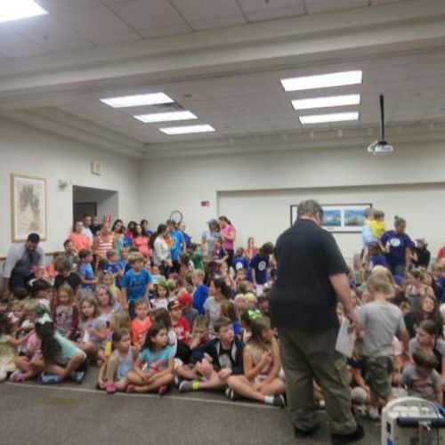Huge crowd at my 2017 Library Show
