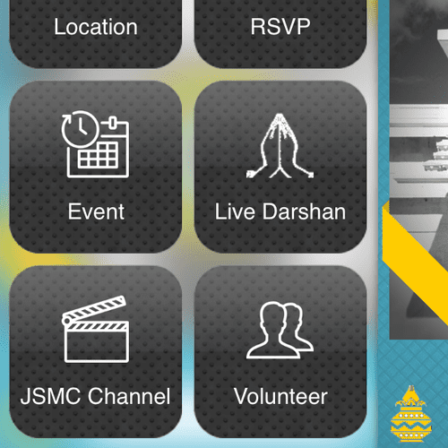 JSMC mobile app side panel design features and fun