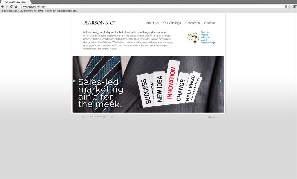 pearson & co. site redesign