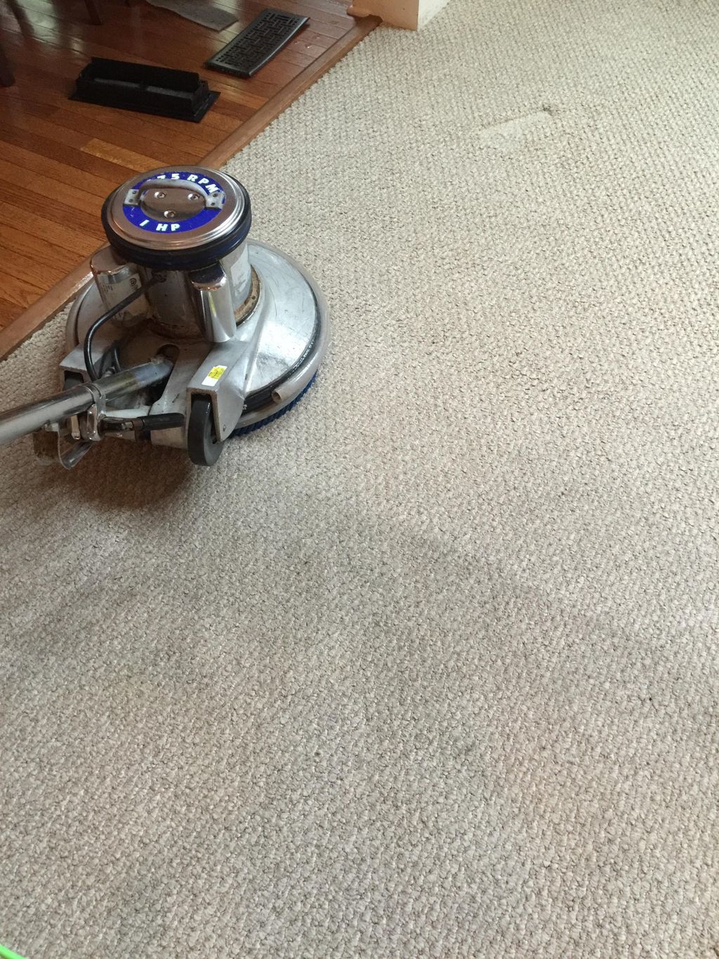 Before & After - old berber carpeting
