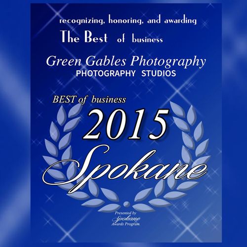 BEST Photography Studio Award in Spokane,WA