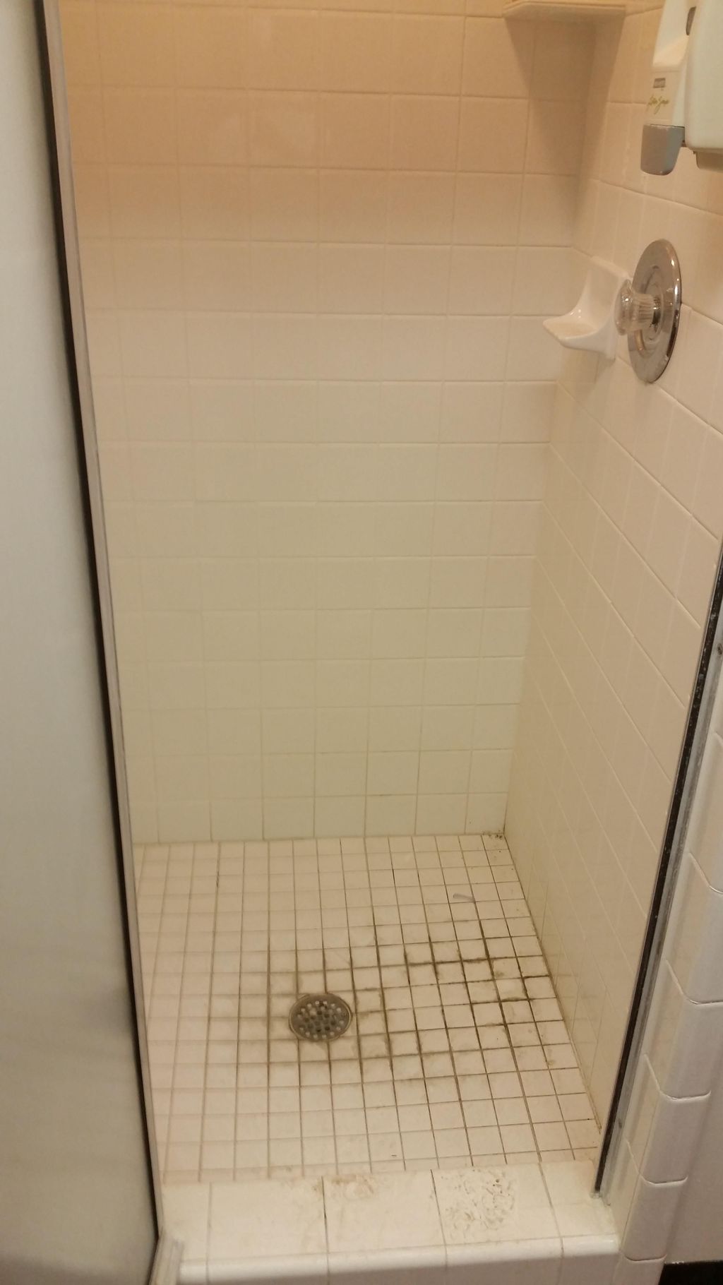 shower before cleaning