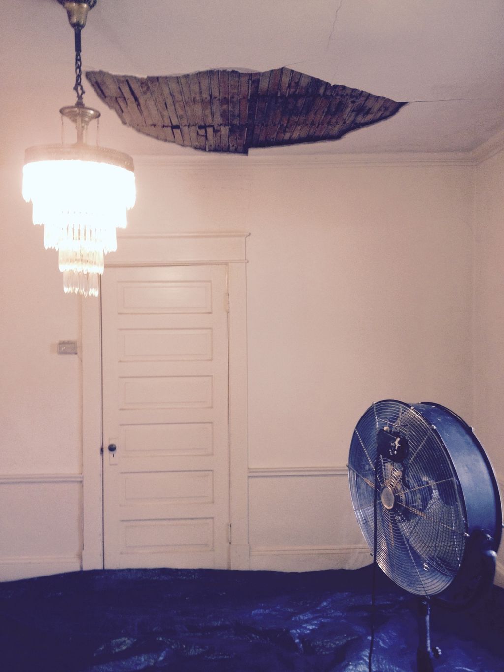 Phase 1 to include plaster removal due to long ter