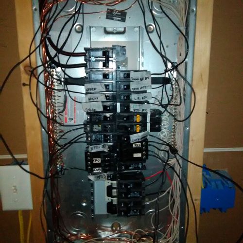 Electrical box rewired